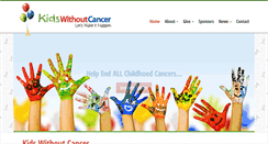 Desktop Screenshot of kidswithoutcancer.org