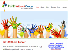 Tablet Screenshot of kidswithoutcancer.org